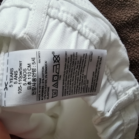 Baby  gap white jegging or legging jean 5yrs - Picture 8 of 8
